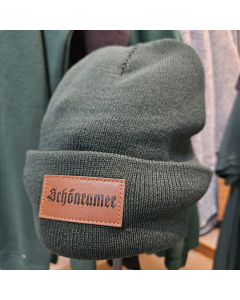 Schönramer Mütze mit Kunstlederpatch