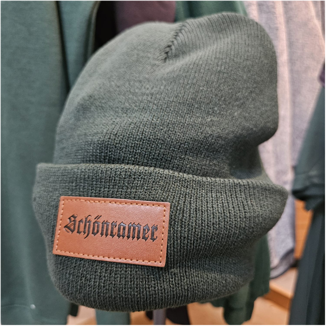 Schönramer Mütze mit Kunstlederpatch